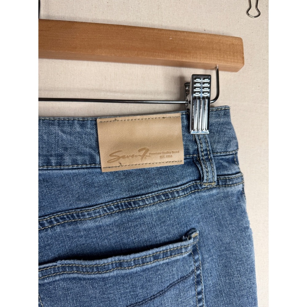Seven7 Relaxed Bermuda Denim Shorts size 6 Blue - Picture 9 of 13